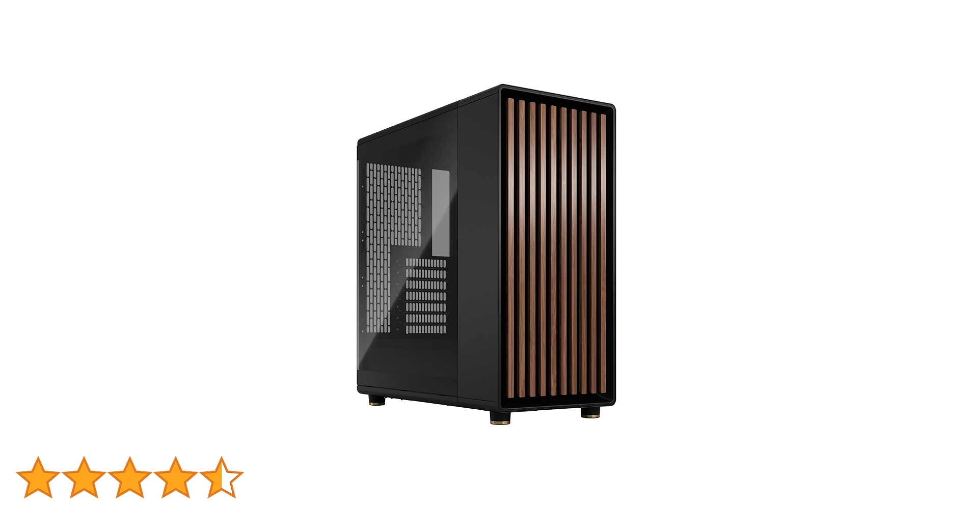 Amazon | Fractal Design North Charcoal Black TG Dark 木材